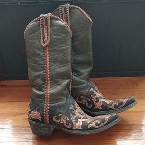 Hand tooled Old Gringo boots